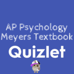 Ap Psychology Meyers Textbook Quizlet