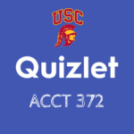 ACCT 372 Quizlet