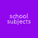 School subjects