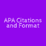 apa citations and format