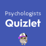 Psychologists Quizlet