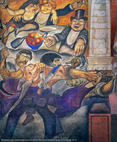 The Banquet of the Rich by José Clemente Orozco