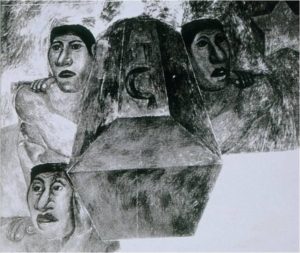Burial of the Sacrificed Worker by David Alfaro Siqueiros