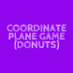 coordinate plane game donuts