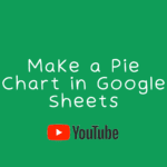 How to make a pie chart in google sheets video