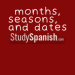 months, seasons, and dates spanish online quiz