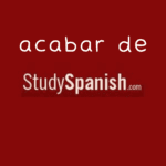 acabar de spanish online quiz