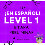 ¡En español! Level 1 Etapa Preliminar Cover