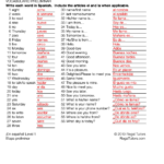 ¡En español! Level 1 Etapa Preliminar Answers