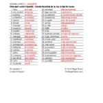 ¡En español! Level 1 Unidad 6 Answers
