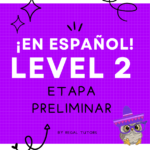 ¡En español! Level 2 Etapa Preliminar Cover