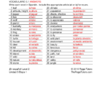 ¡En español! Level 2 Unidad 5 Answers