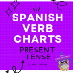 ¡En español! Level 1 Present Tense Verbs Cover