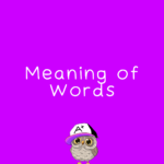 RI.1.4 Meaning of Words First Grade