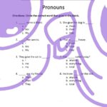 Pronouns First Grade
