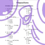 Prepositions First Grade