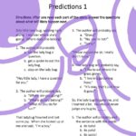 Predictions First Grade