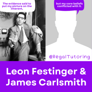 Leon Festinare James Carlsmith Psychology Meme