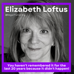 Elizabeth Loftus Psychology Meme