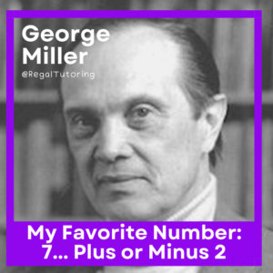 George Miller Psychology Meme
