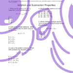 Addition and Subtraction Properties First Grade Math OA.1.3