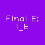 final e I_E