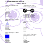 G.2.1 - Recognize and Draw Shapes second grade geometry workhseet