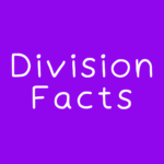 Division Facts Math Game OA.3.7