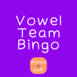 vowel team bingo