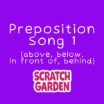 preposition song 1 above below in front of behind