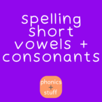 spelling short vowels + consonants