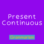 present continuous online quiz