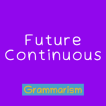 future continuous