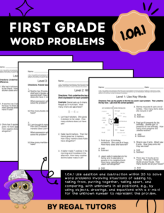 1.OA.1 First Grade Word Problems