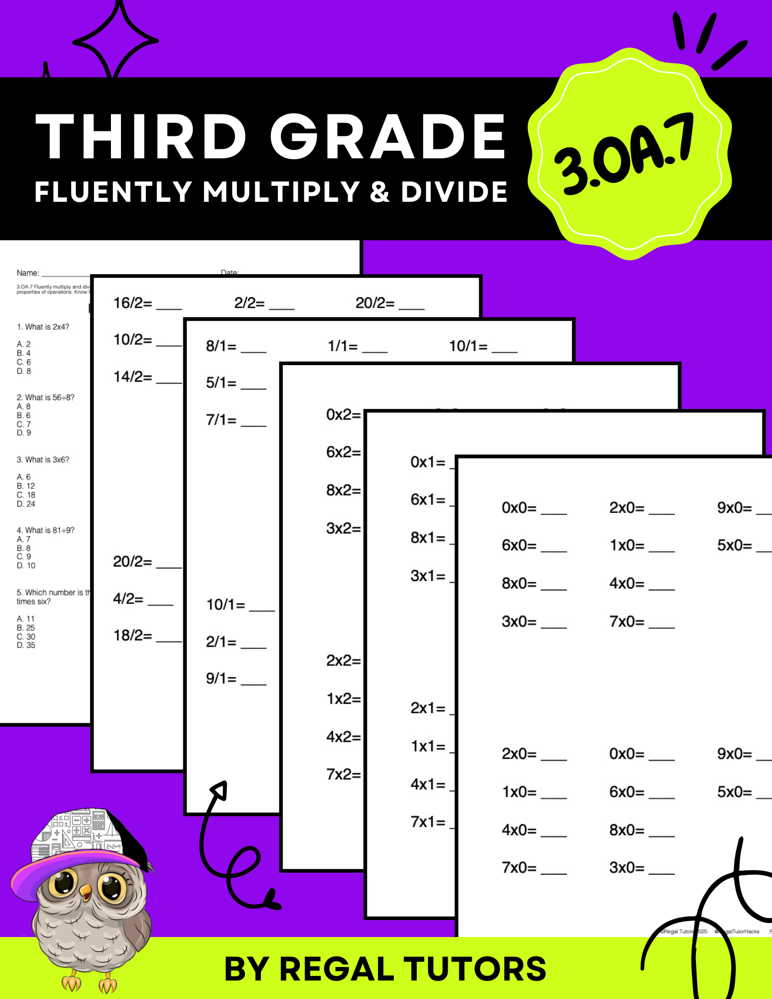 3.oa.7 multiply and divide fluently